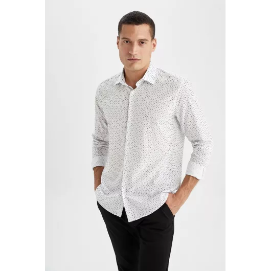 Рубашка DeFacto, Цвет: Белый, Размер: 2XL, изображение 4
