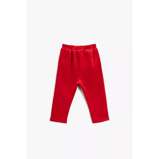 Спортивные штаны Koton, Цвет: Красный, Размер: 6-9 мес., изображение 2