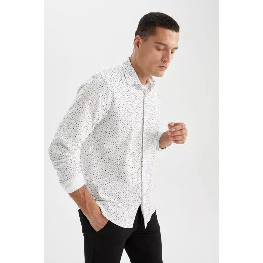 Рубашка DeFacto, Цвет: Белый, Размер: 2XL, изображение 5