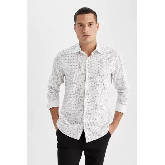 Рубашка DeFacto, Цвет: Белый, Размер: 2XL, изображение 3