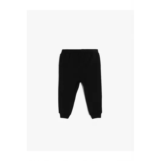 Спортивные штаны Koton, Цвет: Черный, Размер: 3-6 мес., изображение 2