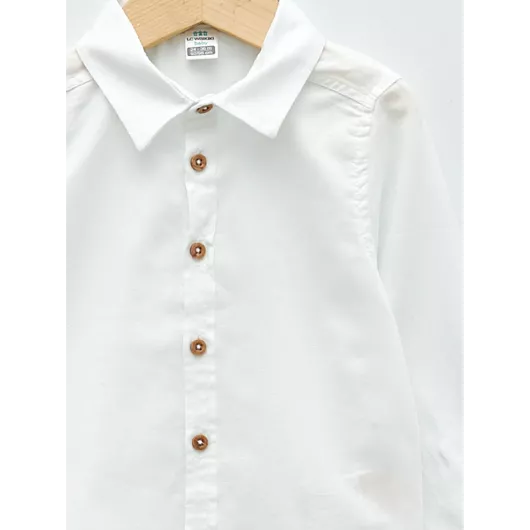Рубашка LC Waikiki, Цвет: Белый, Размер: 3-4 года, изображение 3
