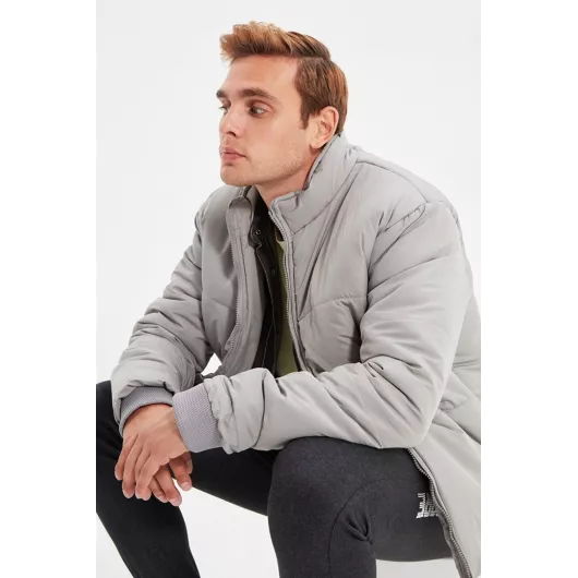 Куртка TRENDYOL MAN, Цвет: Серый, Размер: L, изображение 2