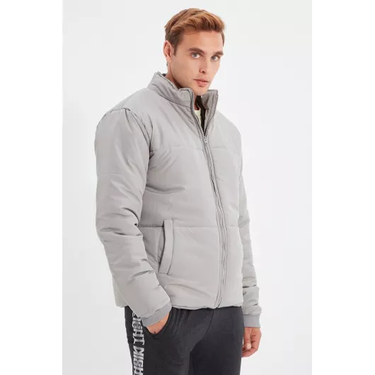 Куртка TRENDYOL MAN, Цвет: Серый, Размер: L, изображение 3