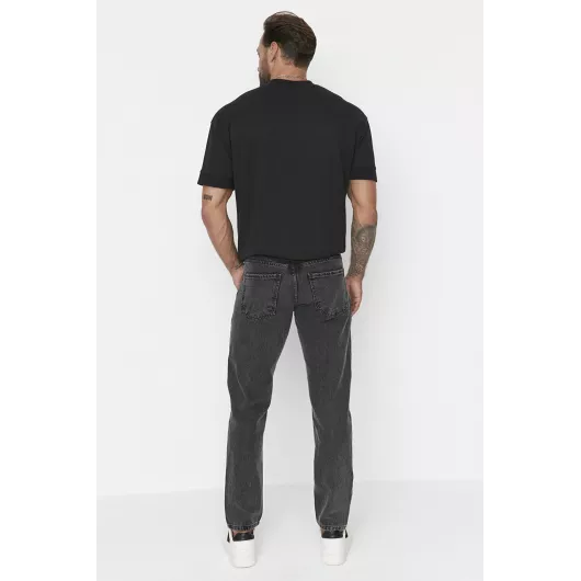 Jeans TRENDYOL MAN, Color: Anthracite, Size: 32, 5 image