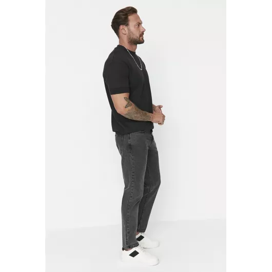 Jeans TRENDYOL MAN, Color: Anthracite, Size: 32, 4 image