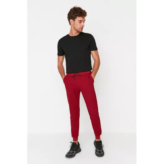 Спортивные штаны TRENDYOL MAN, Цвет: Бордовый, Размер: S, изображение 2