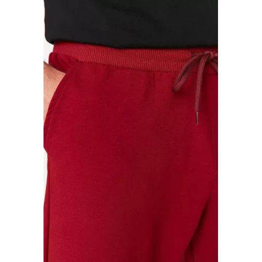 Спортивные штаны TRENDYOL MAN, Цвет: Бордовый, Размер: M, изображение 4