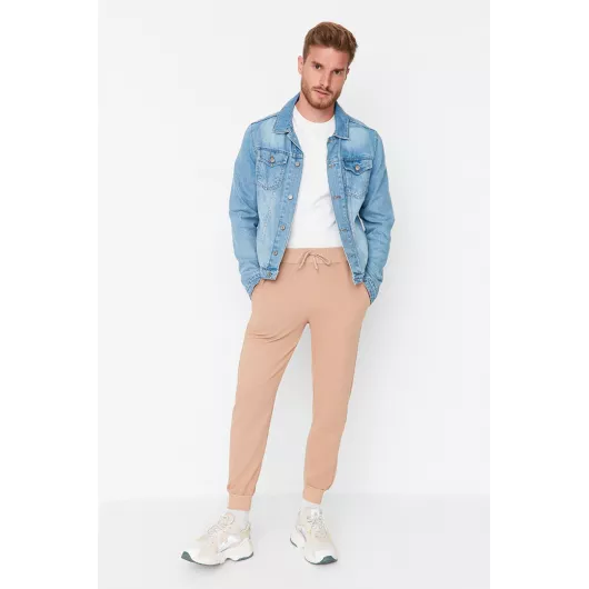 Спортивные штаны TRENDYOL MAN, Цвет: Бежевый, Размер: S, изображение 3