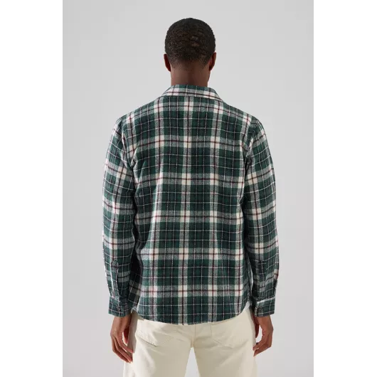 Рубашка TRENDYOL MAN, Цвет: Зеленый, Размер: M, изображение 5