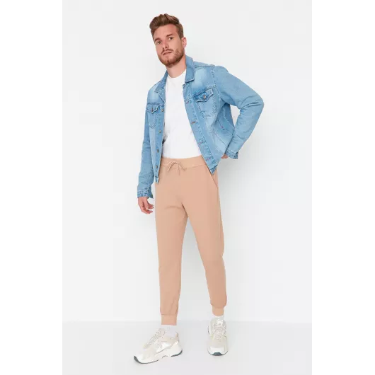 Спортивные штаны TRENDYOL MAN, Цвет: Бежевый, Размер: S, изображение 2