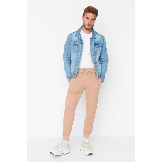 Спортивные штаны TRENDYOL MAN, Цвет: Бежевый, Размер: L, изображение 3