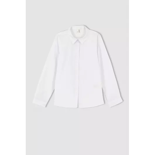 Рубашка DeFacto, Цвет: Белый, Размер: 8-9 лет, изображение 4