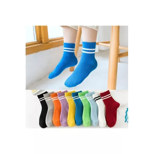 Носки 10 пар BGK, Цвет: Разноцветный, Размер: 2-3 года, изображение 5