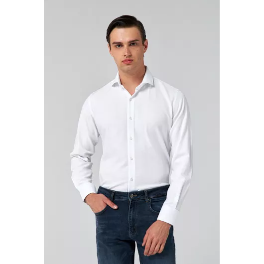 Рубашка D'S Damat, Цвет: Белый, Размер: S, изображение 3