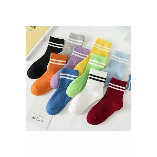Носки 10 пар BGK, Цвет: Разноцветный, Размер: 1-2 года, изображение 4