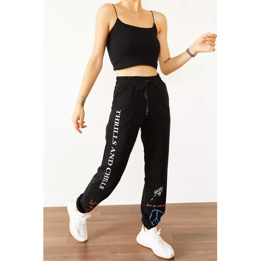 Спортивные штаны Xhan, Цвет: Черный, Размер: M, изображение 3