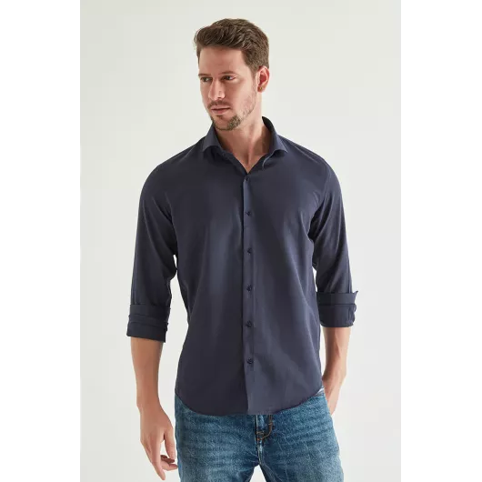Рубашка D'S Damat, Цвет: Темно-синий, Размер: 2XL