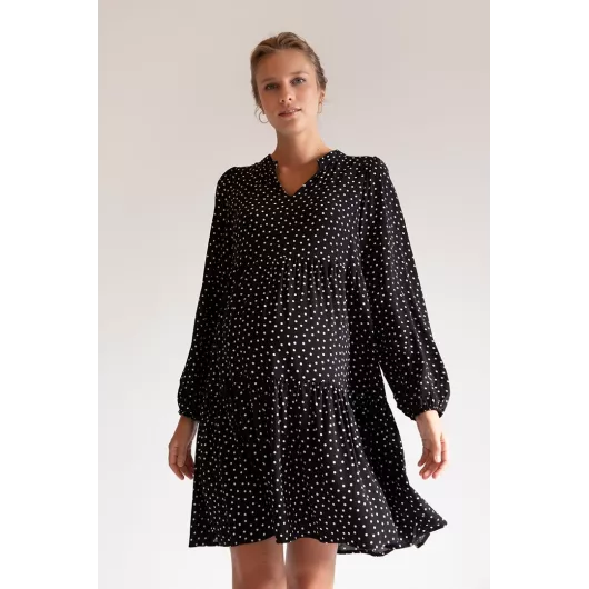 Платье для беременных DeFacto, Цвет: Черный, Размер: 36, изображение 4