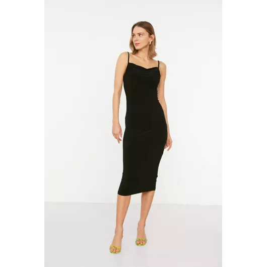 Платье TRENDYOLMILLA, Цвет: Черный, Размер: L, изображение 5