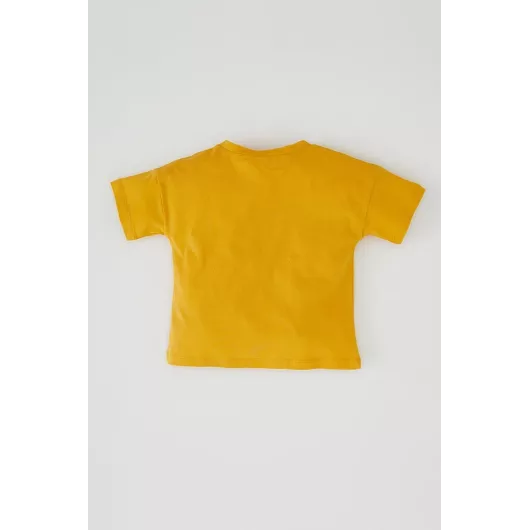 Футболка DeFacto, Цвет: Желтый, Размер: 9-12 мес., изображение 4