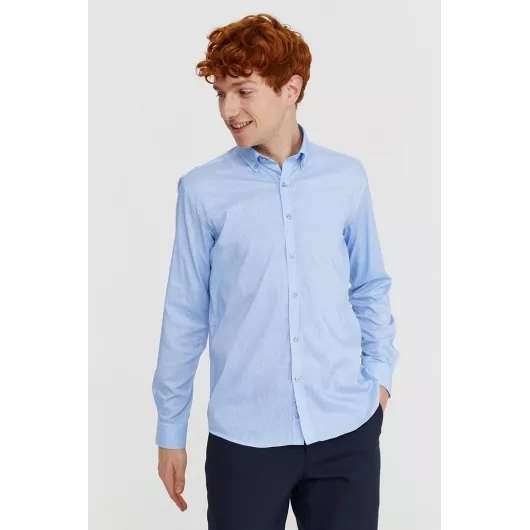 Рубашка Morven, Цвет: Голубой, Размер: XL, изображение 3
