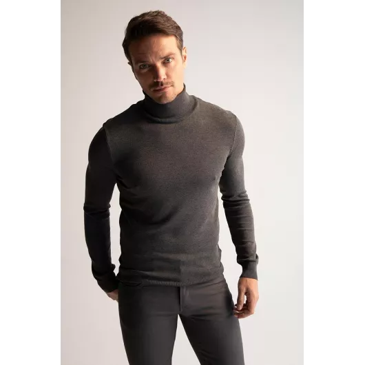 Pullover DeFacto, Color: Anthracite, Size: XL, 3 image