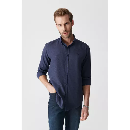 Рубашка AVVA, Цвет: Темно-синий, Размер: L, изображение 3