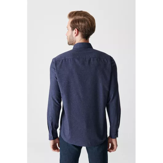Рубашка AVVA, Цвет: Темно-синий, Размер: XL, изображение 5