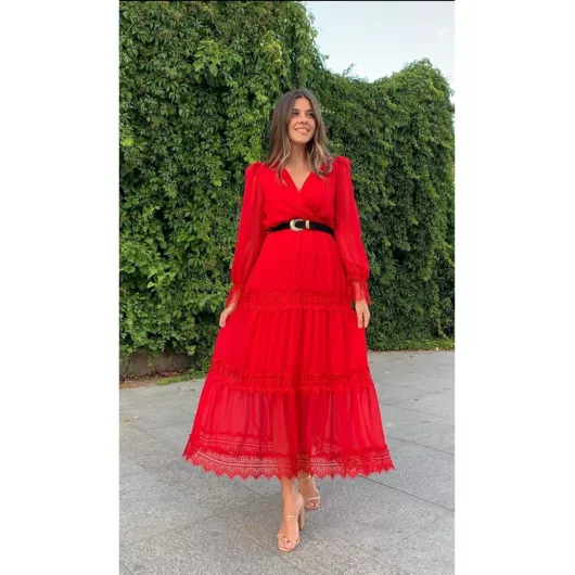 Платье Sems Fashion, Цвет: Красный, Размер: S