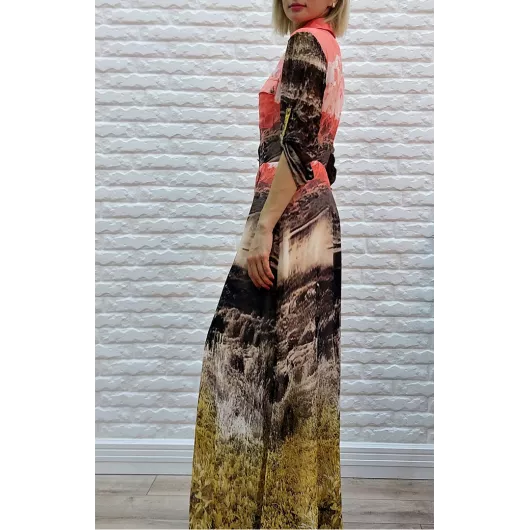 Платье Nelly&Co Mari Gerard, Цвет: Коралловый, Размер: 38, изображение 3