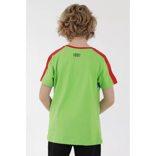 Футболка SLAZENGER, Цвет: Зеленый, Размер: 11-12 лет, изображение 4