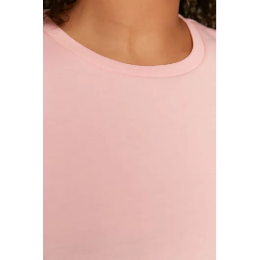 Платье Trendyol Curve, Цвет: Розовый, Размер: 3XL, изображение 4