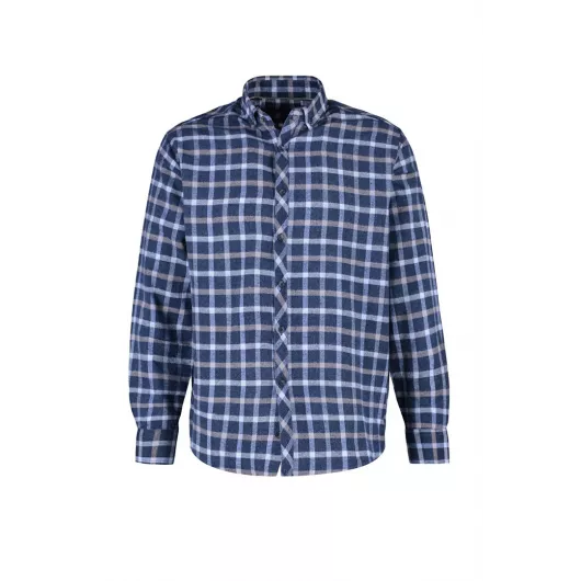 Рубашка TRENDYOL MAN, Цвет: Темно-синий, Размер: M, изображение 5