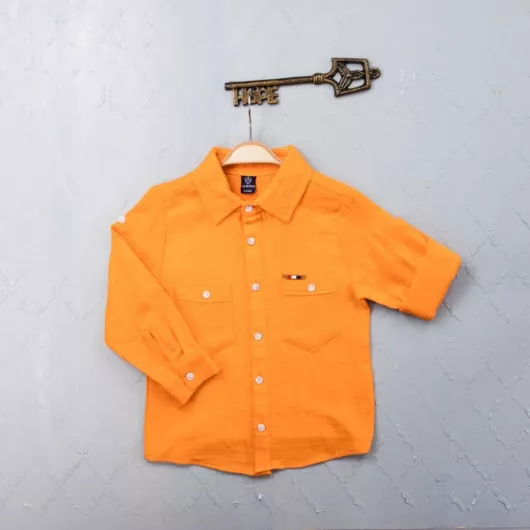 Рубашка ALBINO, Цвет: Оранжевый, Размер: 8 лет