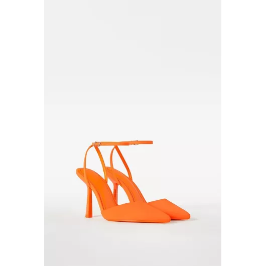 Туфли BERSHKA, Цвет: Оранжевый, Размер: 39