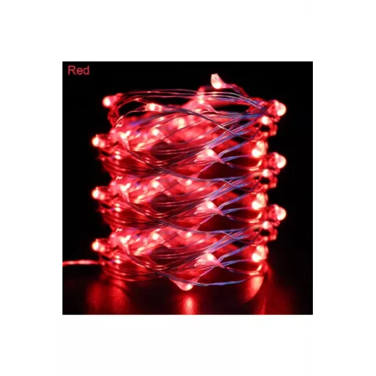 Декоративная гирлянда  BYSHOME, Цвет: Красный, Размер: STD, изображение 2