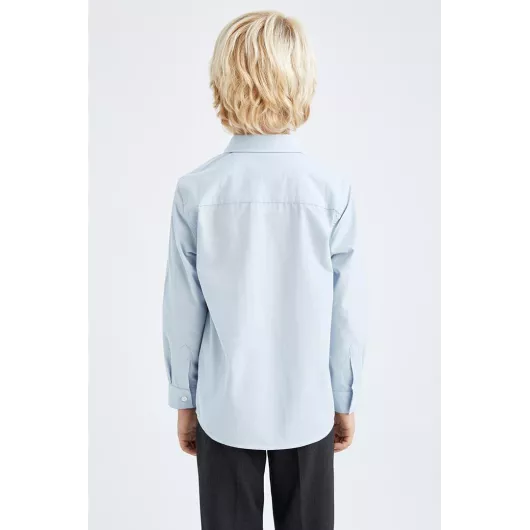 Рубашка DeFacto, Цвет: Голубой, Размер: 12-13 лет, изображение 4