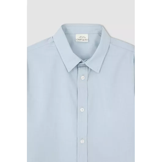 Рубашка DeFacto, Цвет: Голубой, Размер: 11-12 лет, изображение 6
