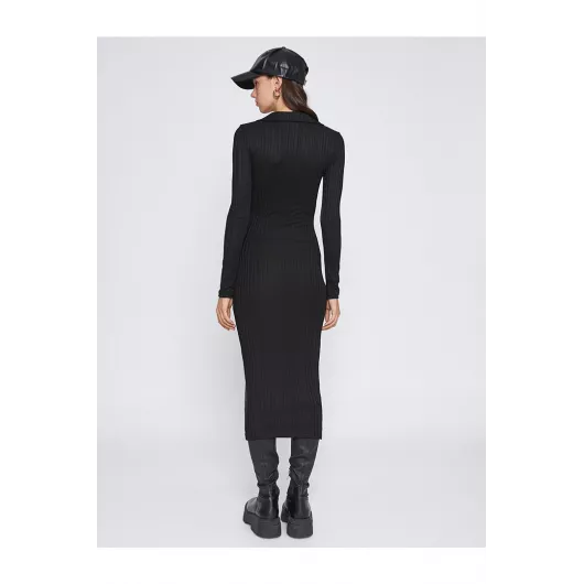 Платье Koton, Цвет: Черный, Размер: M, изображение 4