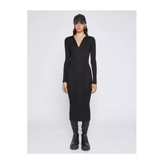 Платье Koton, Цвет: Черный, Размер: M, изображение 3
