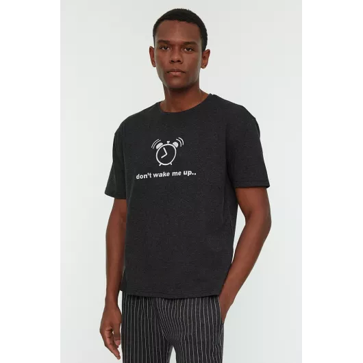 Пижамный комплект TRENDYOL MAN, Цвет: Черный, Размер: L, изображение 2