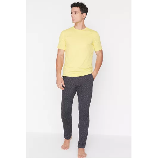 Пижамный комплект TRENDYOL MAN, Цвет: Желтый, Размер: S, изображение 2