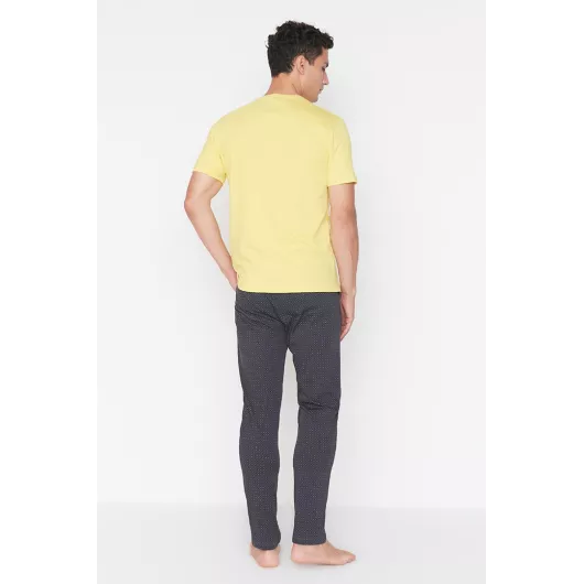 Пижамный комплект TRENDYOL MAN, Цвет: Желтый, Размер: M, изображение 5