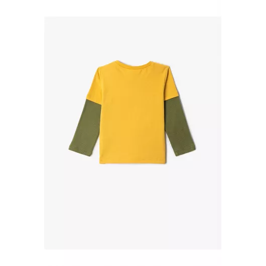 Футболка Koton, Цвет: Желтый, Размер: 6-9 мес., изображение 2