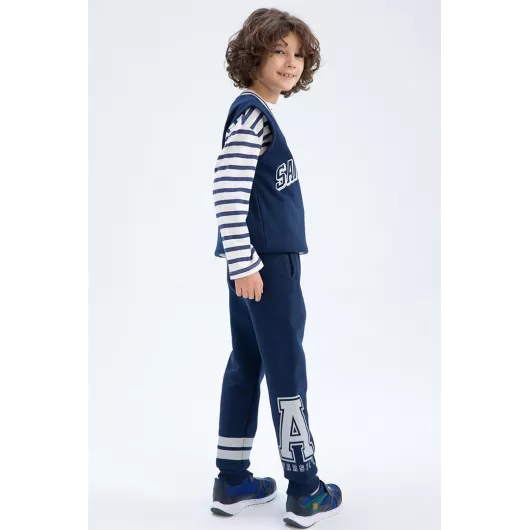 Спортивные штаны DeFacto, Цвет: Темно-синий, Размер: 9-10 лет, изображение 4