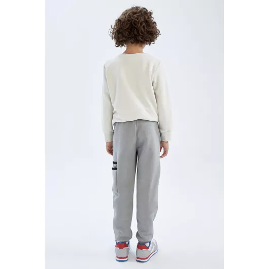 Спортивные штаны DeFacto, Цвет: Серый, Размер: 8-9 лет, изображение 4