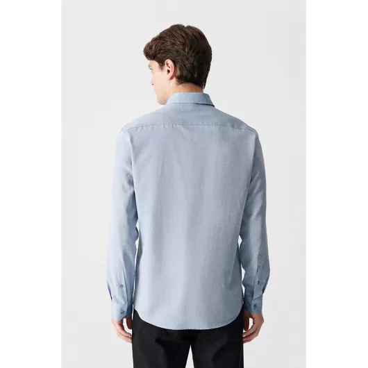 Рубашка AVVA, Цвет: Голубой, Размер: XL, изображение 6