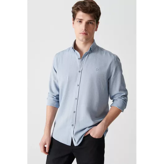 Рубашка AVVA, Цвет: Голубой, Размер: S, изображение 2