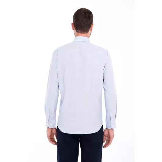 Рубашка, Цвет: Голубой, Размер: M, изображение 4